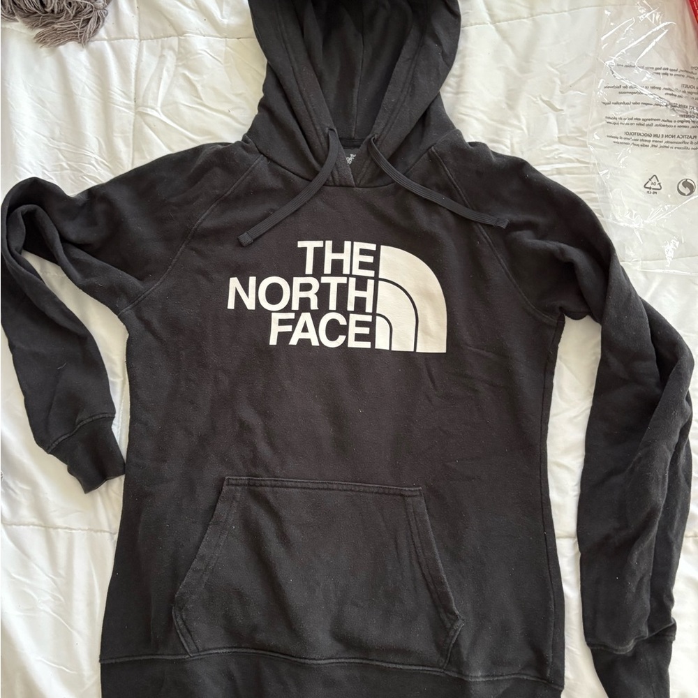 The North Face Charcoal Hoodie with Logo